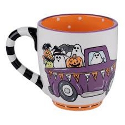 Happy Halloween Truck Mug